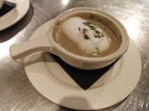 Mushroom "capuccino" soup
