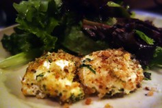 Warm Baked Andante Dairy Goat Cheese at Chez Panisse