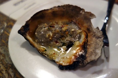 *Wood Grilled Oyster a la Pearl Diver