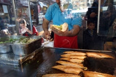 Balik ekmek (fish sandwich), a very popular snack.