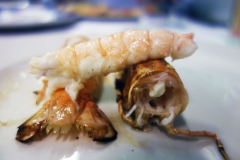 Langoustines at Can Flores in Blanes