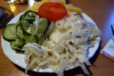 Salad with pickles