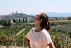 Chilling in San Gimignano